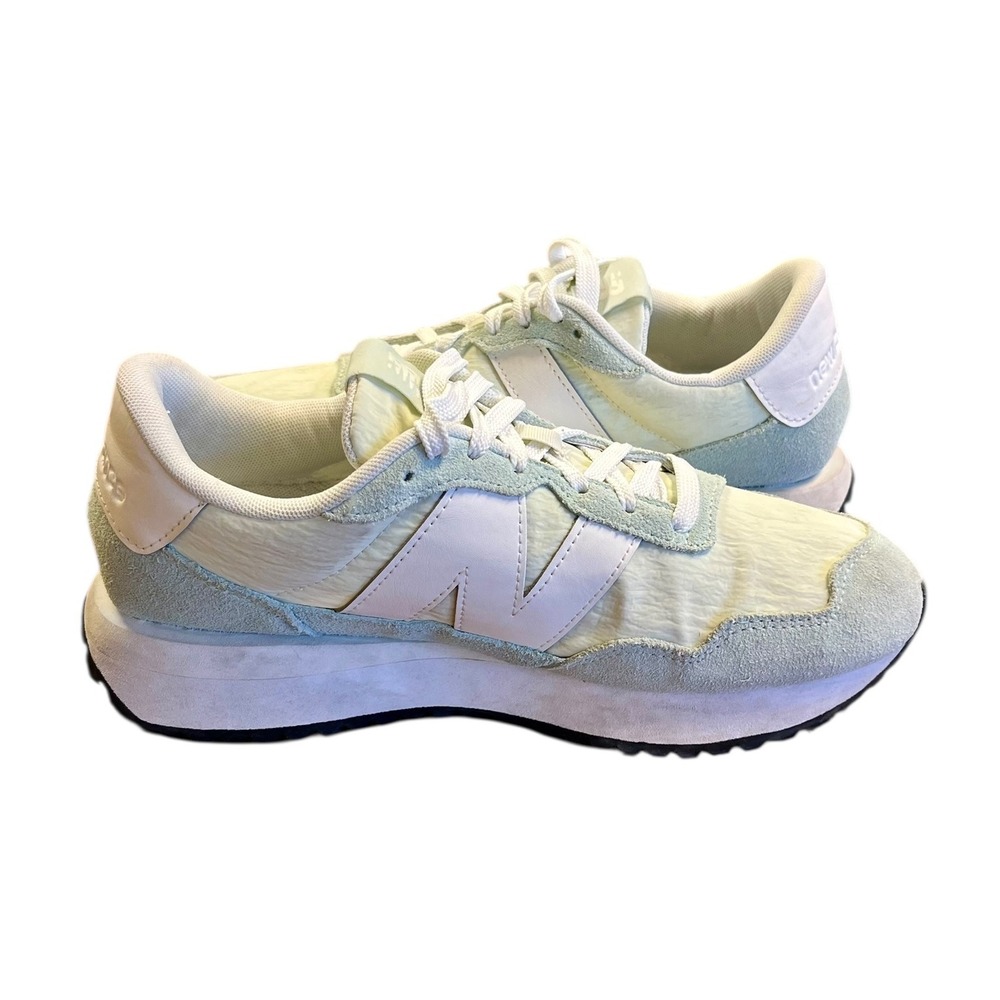 NEW BALANCE‎ 237 Light Green Sneaker Shoes Sz 9.5 Retro WS237HTG - Picture 6 of 10